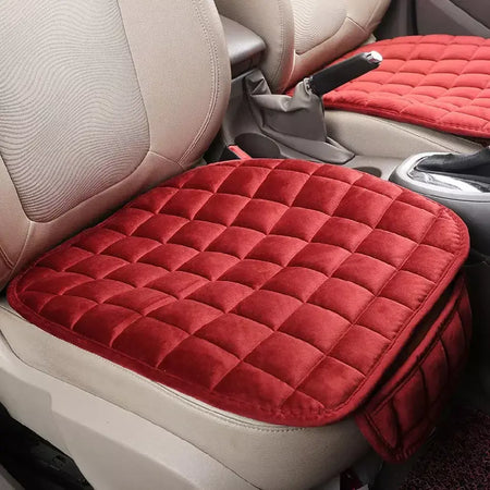 Universal inverno quente capa de assento de carro almofada anti-deslizamento assento da cadeira dianteira almofada respirável protetor de assento de carro capas de assento para carros