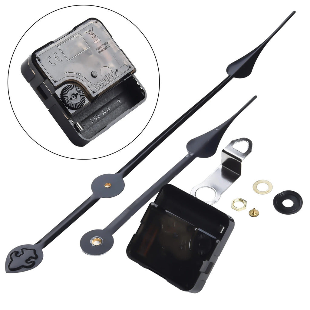 Mecanismo de relógio de parede, peças do mecanismo de movimento de parede, estilo simples, movimento para reparo, relógio diy, substituição de quartzo