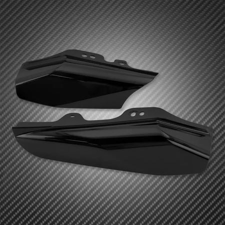Motocicleta mid-frame defletor de ar escudo térmico guarnição capa para harley touring electra street glide road king fltrx 2001-23 24-up