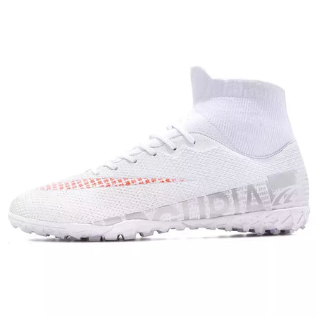 Chaveiros antiderrapantes masculinos de tornozelo, sapatos clássicos de futebol, tênis profissional, treinamento de grama, campo, FG, TF