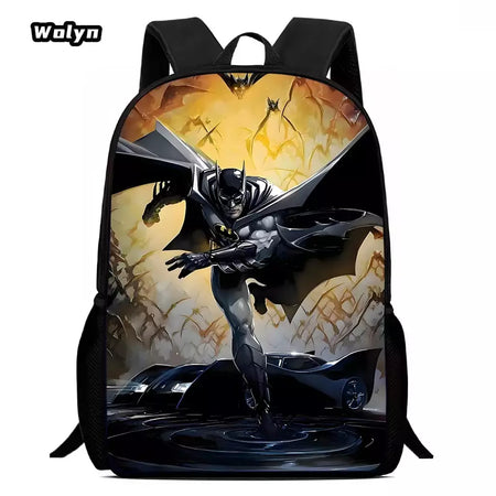 Mochila escolar para crianças, estampas de bastão de anime, mochila leve para jardim de infância, meninos e meninas, melhor presente