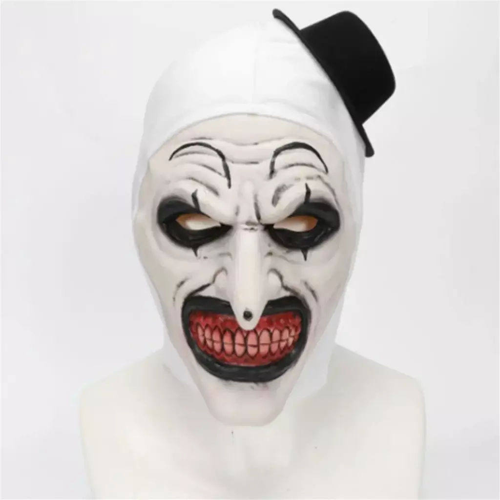 EYFL-Halloween Máscara Terrível Máscara de Palhaço Assassino Assustador Joker Traje Halloween Horror Máscara Assustadora para Adultos Homens Mulheres
