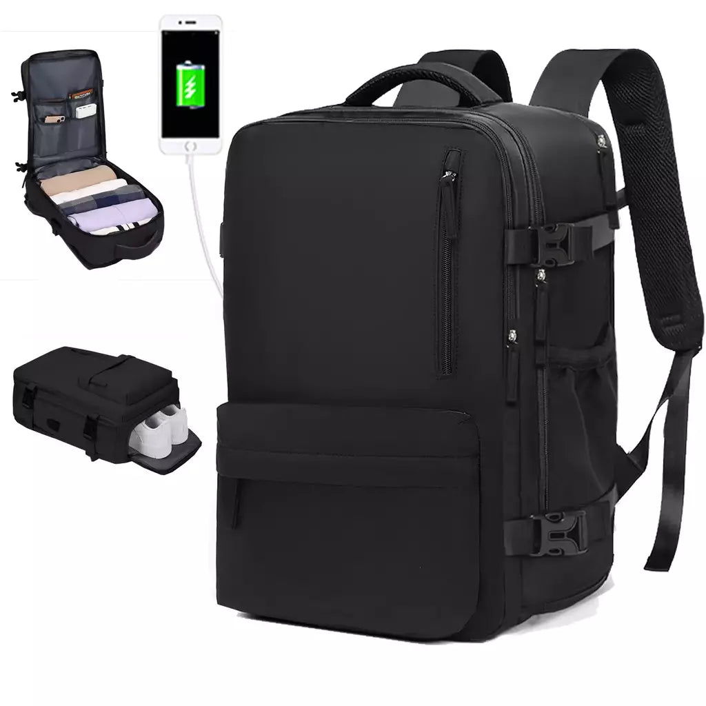 Mochila Laptop para Homens e Mulheres, Mochila Impermeável de Lazer de Viagem, Bolsa para Computador com Compartimento de Sapato 15";;VERDADEIRO;;"910hei,15 polegadas