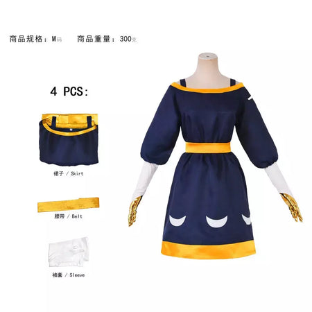 Anime a coruja cosplay casa edalyn clawthorne amity blight luz noceda lilith vestido terno uniformes traje de halloween fantasia terno