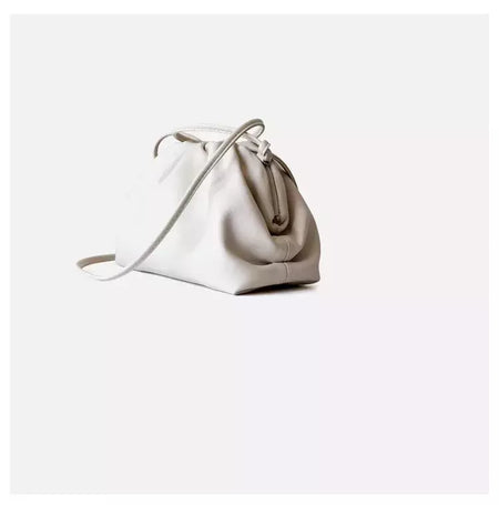 Saco de Nuvem de Couro Genuíno para Mulheres, Couro Macio, Ombro Crossbody Bags, Alta Qualidade, Embreagens Femininas Noite, Senhoras, 2023