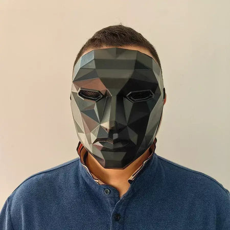 1pc máscara facial de gato de halloween-máscara de festa de forma especial, cosplay de férias, decoração de festival, acessório de fantasia quente
