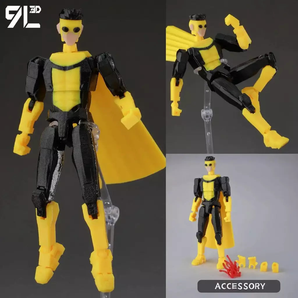 9l3d impresso invincible menino lucky13 manequim13 conquistar lex allen super-heróis anime brinquedos figuras de ação manequim modelo ornamentos