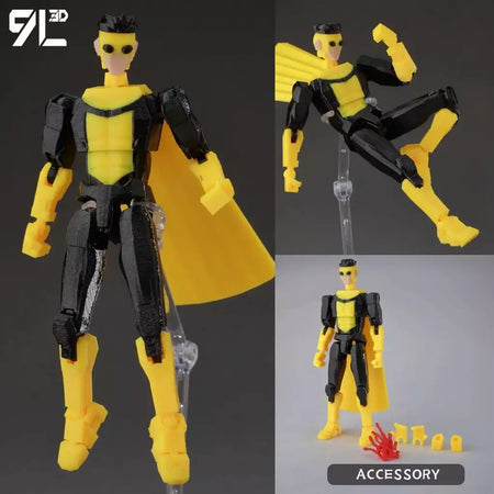 9l3d impresso invincible menino lucky13 manequim13 conquistar lex allen super-heróis anime brinquedos figuras de ação manequim modelo ornamentos