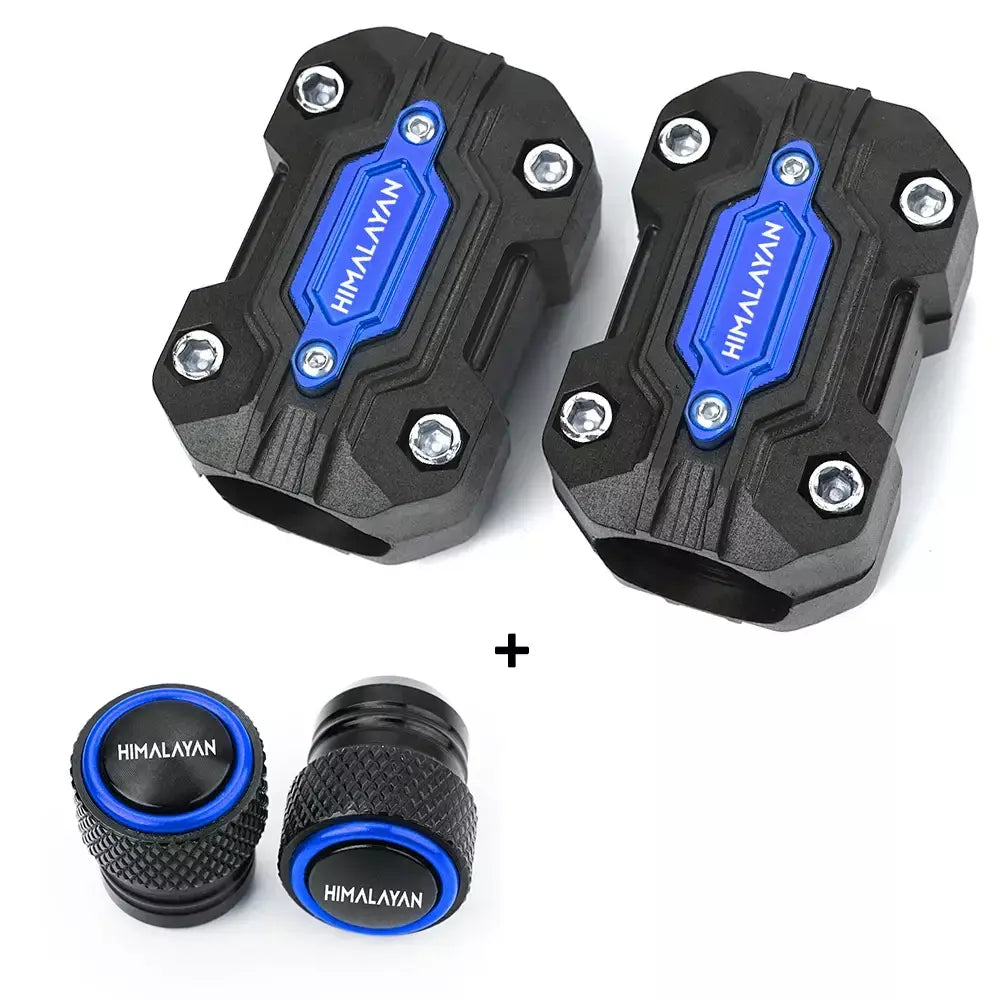 Para royal enfield himalayan 450 411 400 acessórios guarda motor da motocicleta pára-choques proteção guarnição guarda blocos tampas da válvula do pneu