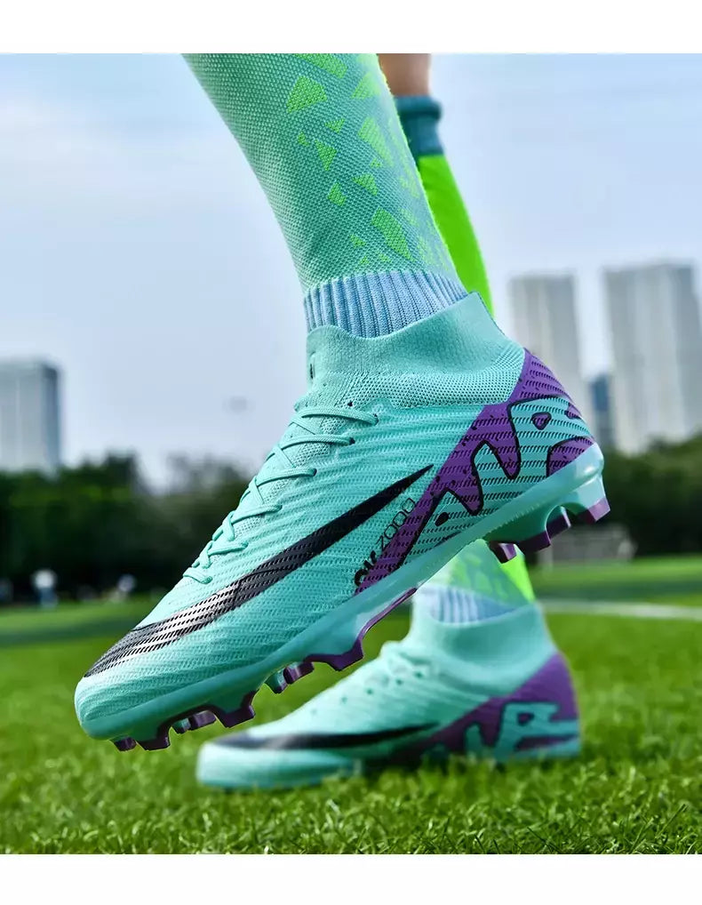 Sapatos de futebol antiderrapantes profissionais para homens, botas de treinamento Grass Society, grampos de qualidade superior, botas originais, novos