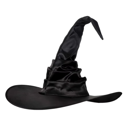 Halloween dobras bruxa feiticeiro chapéu preto festa cosplay traje chapelaria diabo boné adereços traje feminino acessório para festa cosplay