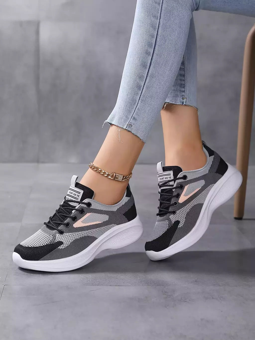 Tênis leves respiráveis para mulheres, tênis de corrida, calçados esportivos, plus size, preto, masculino, feminino, mulheres, novo, 2024