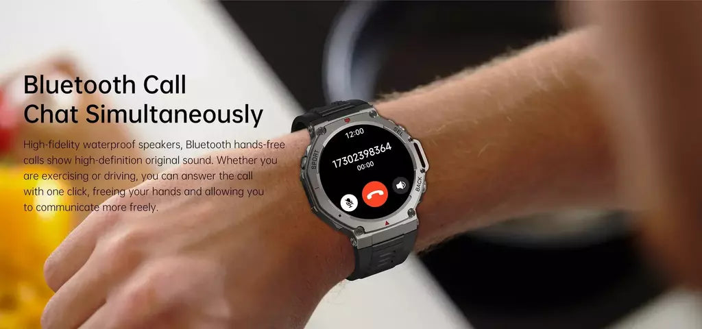 Xiaomi 2025 novo t-rex 3 gps smartwatch ultra masculino 10atm ip69k à prova dwaterproof água smartwatch bússola altímetro pulseira barométrica