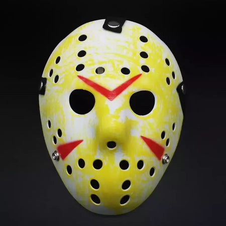 Presente filme máscara de hóquei jason voorhees sexta-feira 13th horror máscara assustadora festa de halloween cosplay máscaras para adultos homens dia das bruxas