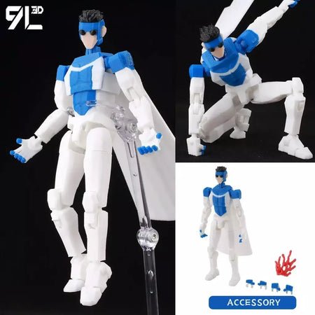 9l3d impresso invincible menino lucky13 manequim13 conquistar lex allen super-heróis anime brinquedos figuras de ação manequim modelo ornamentos