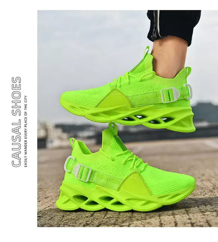 Venda quente moda roxo tênis casuais das mulheres dos homens lâmina tênis de corrida tamanho grande 48 luz respirável sapatos esportivos masculino malha tênis