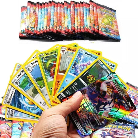 Novo 36/40 pçs caixa pokemon cartão escarlate & violeta evoluções prismáticas inglês impulsionador batalha carte negociação cartões de coleção presentes