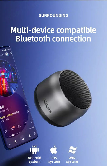 100% original lenovo k30 portátil de alta fidelidade bluetooth sem fio alto-falante à prova dwaterproof água usb ao ar livre música surround caixa baixo microfone