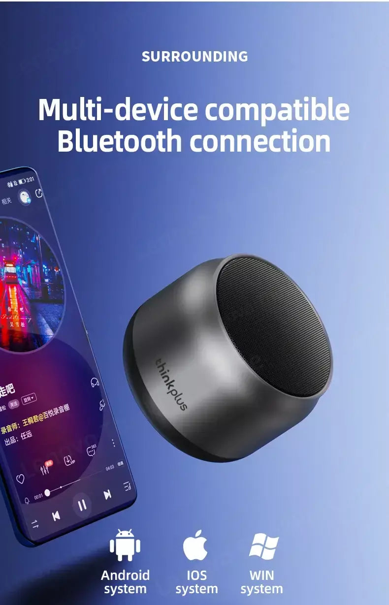 100% original lenovo k30 portátil de alta fidelidade bluetooth sem fio alto-falante à prova dwaterproof água usb ao ar livre música surround caixa baixo microfone