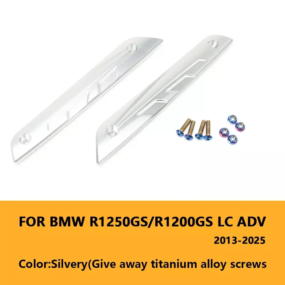 Kit de suporte de tira pára-brisas r 1200 1250 gs aventura 2013-2025 motocicleta pára-brisa guarnição de alumínio para bmw r1200gs r1250gs adv