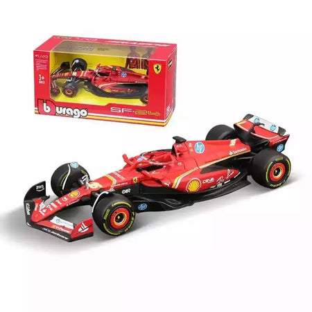 Bburago 1:43 2024 F1 Mclaren Mcl38 Monaco Grand Prix F1 Liga Modelo Diecast # 4 # 81 Lando Norris ? Presente de brinquedos para carros F1