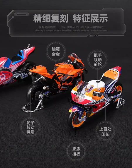 Maisto 1:18 NOVA Equipe Ducati Lenovo 2023 # 1 Bagnaia Champion Moto GP Racing fundição liga modelo de motocicleta coleção presente brinquedo