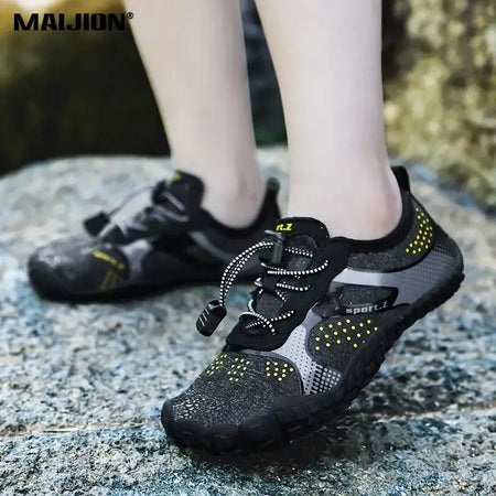 Crianças tênis de secagem rápida meninos meninas luz respirável praia aqua sapatos do miúdo elástico antiderrapante sapatos esportivos aquáticos