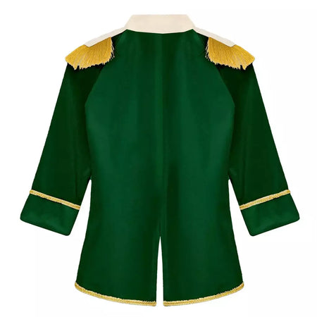 Meninos príncipe cosplay traje manga longa franja de ouro trança veludo smoking tailcoat tribunal real cosplay jaqueta vestir-se