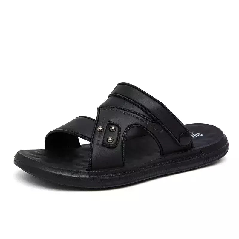Sandália macia masculina, chinelos de luxo, chinelos de sala de estar masculino, sapatos para passear em casa, adulto, 2024