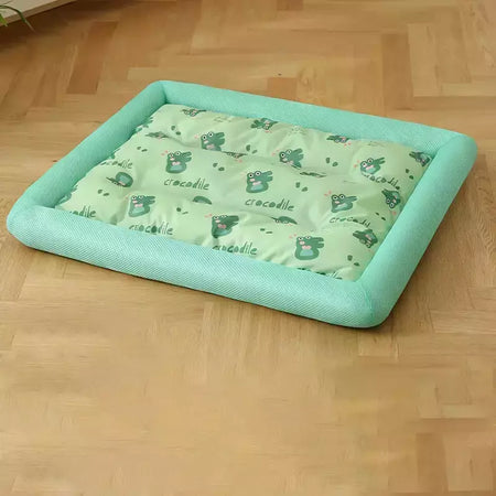 Madden verão resfriamento pet gato cama almofada de gelo cão dormir tapete quadrado para filhote de cachorro cães gatos canil para animais de estimação qualidade superior fresco frio