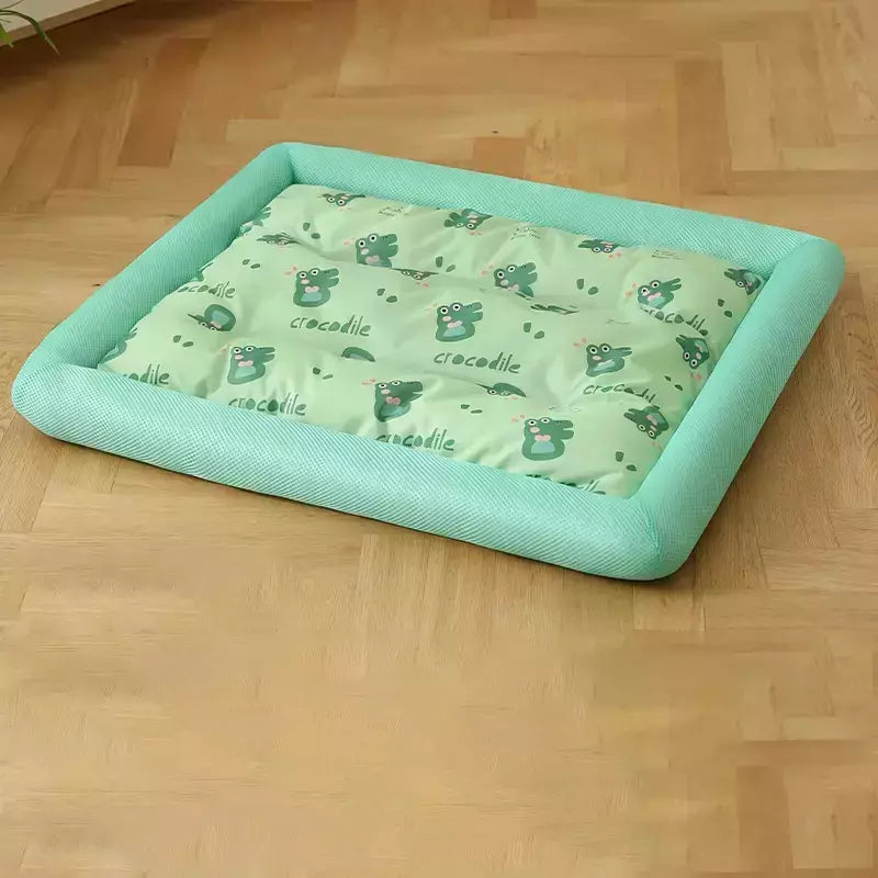 Madden verão resfriamento pet gato cama almofada de gelo cão dormir tapete quadrado para filhote de cachorro cães gatos canil para animais de estimação qualidade superior fresco frio