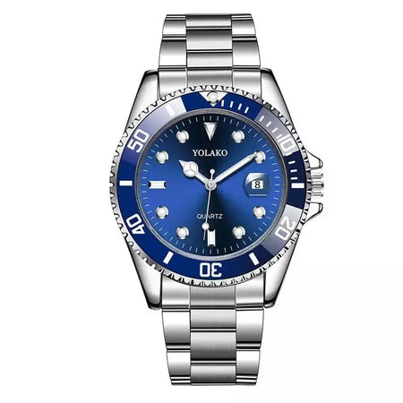 Relógio de moda casual montre homme negócios masculino relógio de quartzo calendário água verde wok fantasma esporte masculino relógio de pulso