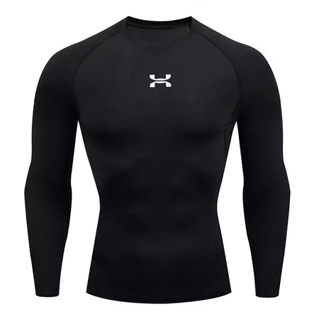 Camisa respirável Rashguard de compressão masculina, ajuste seco, camiseta esportiva MMA Fitness Gym, camisa de corrida, alta qualidade