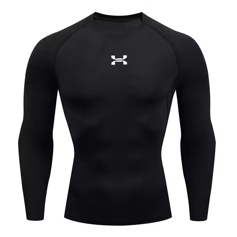 Camisa respirável Rashguard de compressão masculina, ajuste seco, camiseta esportiva MMA Fitness Gym, camisa de corrida, alta qualidade