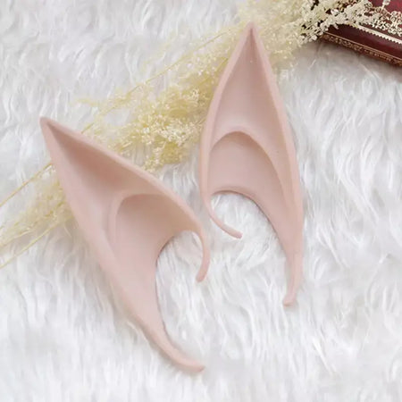 Orelhas de elfo de anjo misterioso, orelhas de látex para cosplay de fadas, acessórios de fantasia, decoração de halloween, adereços fotográficos, brinquedos para adultos e crianças