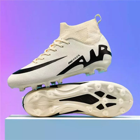 Sapatos de futebol profissional para homens, botas de futebol para meninos, tornozelo, antiderrapante, tênis TF, FG, calçados esportivos confortáveis, unissex, novos