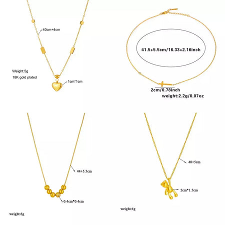 Dieyuro 316l aço inoxidável simples coração amor circular borla colar senhora tendência moda clavícula corrente jóias presente glamouroso