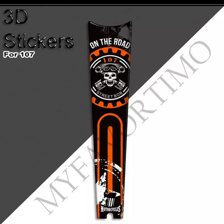 Motocicleta para harley davidson street bob fxbb 107 m8 tanque almofada apertos kit joelho carenagem fender adesivos decalque