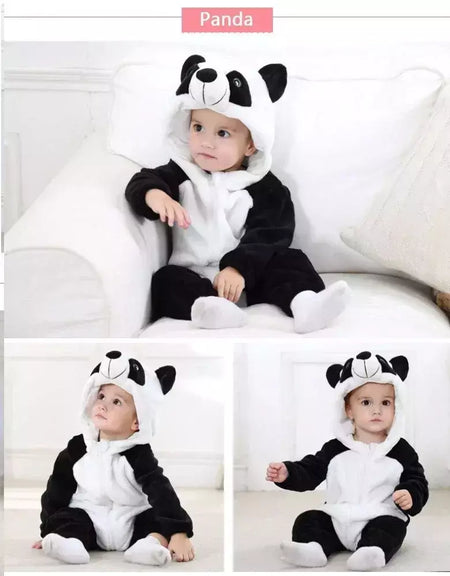 Macacão de flanela para bebés, Macacão Kigurumi, Macaco, Unicórnio, Vaca, Leão, Animal Cosplay, Pijama para 1 a 4 anos Crianças, Meninos, Inverno