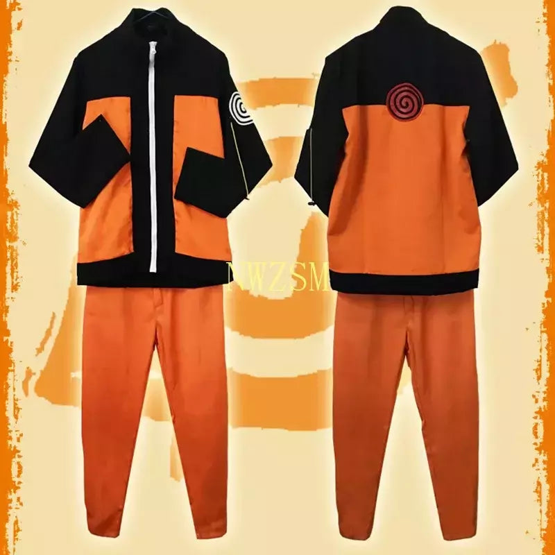 Anime kakashi cosplay traje uzumaki kakashi outfit adultos ternos masculinos trajes de desenhos animados japoneses manto calças superiores