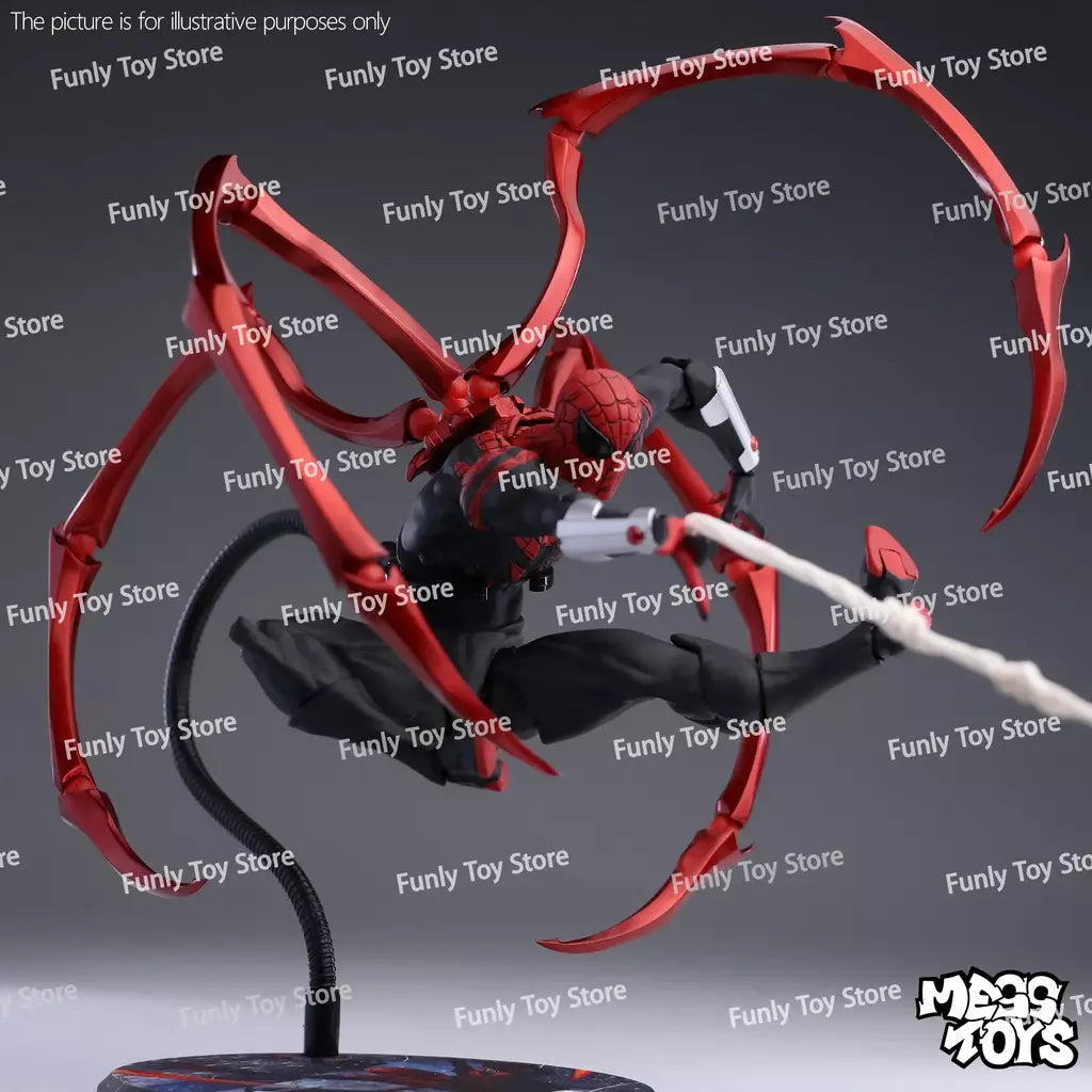 Em estoque brinquedos bagunça superior homem aranha médico polvo peter parker messtoys homem aranha vizinho anime figura de ação presentes brinquedos