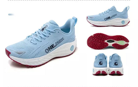 Onemix tênis de corrida casual respirável verão sapatos de corrida dos homens leves sapatos de ginásio ao ar livre masculino almofada sapatos esportivos