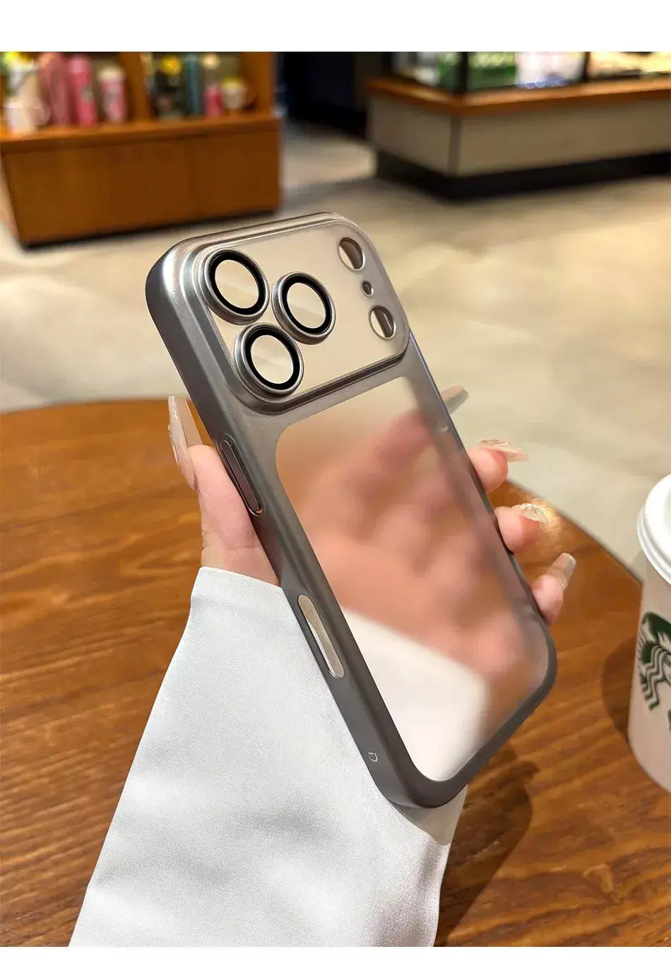 Mais recente laranja ultra fino fosco caso de telefone para iphone 17 pro max 17pro 17 com lente filme proteção à prova de choque duro pc capa