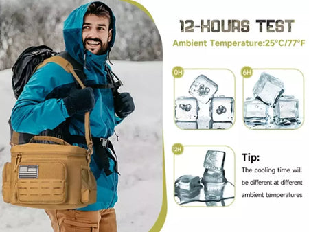 Heavy Duty Tactical Lunch Box para Homens, À Prova de Vazamentos, Isolado, Durável, Saco Térmico, Refeição, Camping, Piquenique, Trabalho