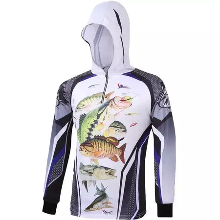 2025 sublimação meio zíper fino ajuste hoodie personalizado venda quente impressão camisa de pesca à prova ultravioleta torneio camisa de pesca