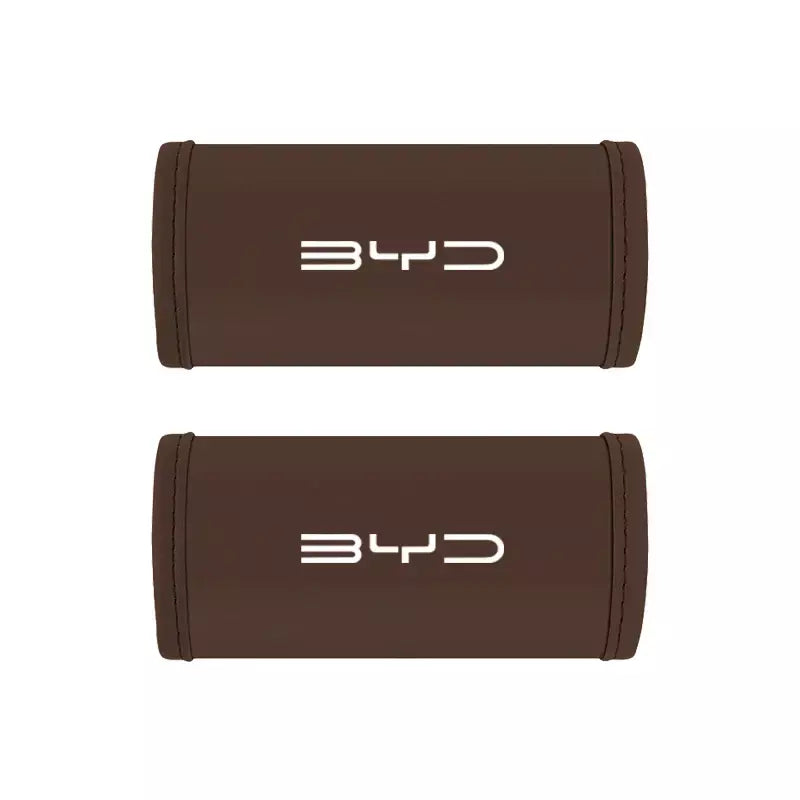 2 pçs carro anti deslizamento puxar luva interior do carro alça de couro protetor capa para byd tang s7 g3 m6 f3 atto 3 e6 qing yuan canção f3r