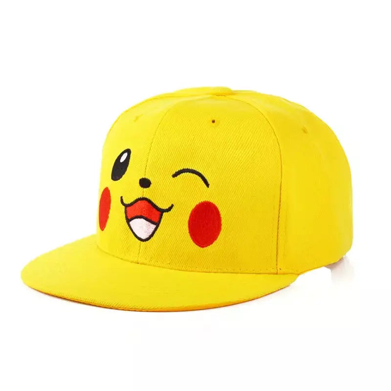 Anime figura pokemon boné de beisebol pikachu chapéu ajustável pokemon cosplay hip hop dos desenhos animados chapéus adultos menino menina crianças presentes aniversário