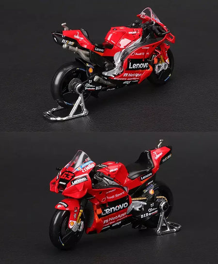 Maisto 1:18 NOVA Equipe Ducati Lenovo 2023 # 1 Bagnaia Champion Moto GP Racing fundição liga modelo de motocicleta coleção presente brinquedo