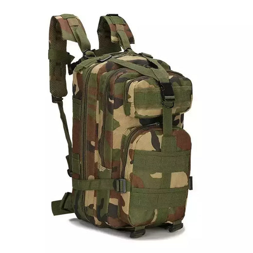 Classic Tactical Camouflage Nylon Backpack, Travel Sports Bag, Escalada ao ar livre, caça, pesca, caminhadas, 3P Pack