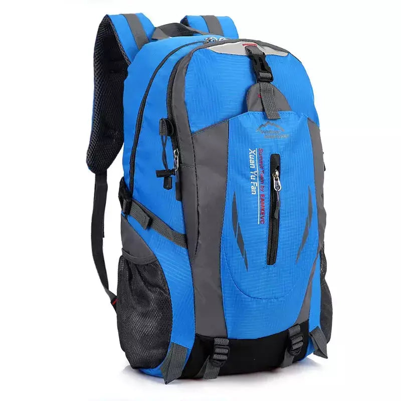 Nova mochila de viagem unissex, feminina e masculina, caminhadas ao ar livre, montanhismo, grande capacidade, leve, ciclismo, acampamento